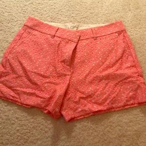 Ann Taylor Loft lace sports peach